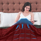 yescool Weighted Blanket for Adults Cooling Heavy Blanket for Sleeping Perfect - Image 9