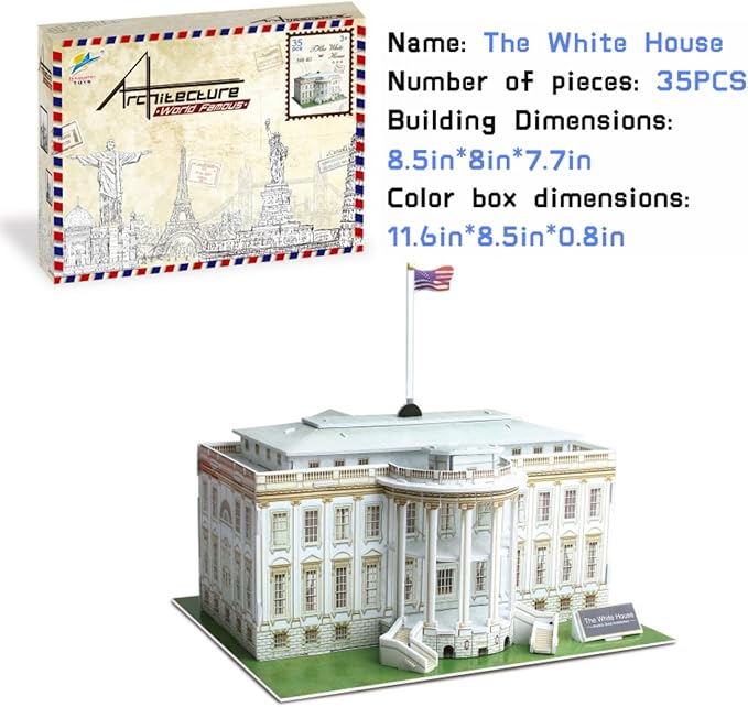 Architecture World Famous of 3D Puzzle.Build Your Own Collection of 17 Global - Image 5