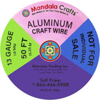 Mandala Crafts 13 GA Purple Brown Red Assorted Anodized Aluminum Craft Wire | - Image 3