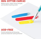 Simetufy 42 Pack Canvas Boards for Painting 8x10 inch Canvas Panels for Kids - Image 3