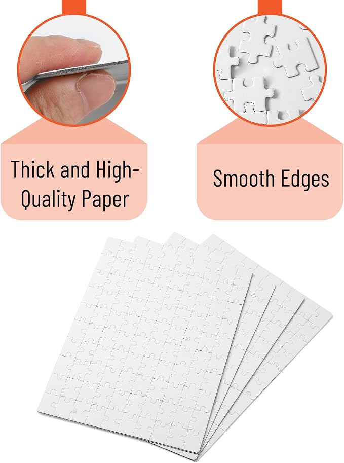 Mr. Pen- Blank Puzzle, 5 Pack, 100 Pieces/Pack, 10.6" x 14.2" | Blank Puzzles - Image 3