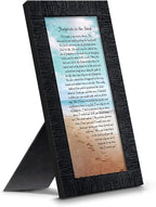 Footprints in the Sand Inspirational Wall Art, Beach Decor, Christian Gifts by CROSSROADSHOMEDECOR