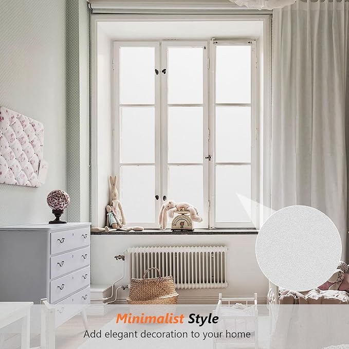 Kromapolis Window Privacy Film Frosted Glass Window Film, Heat Blocking Privacy - Image 3