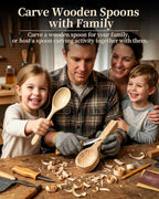 Basswood Spoon Carving Blanks 4-Pack: Unfinished Soft Wood Spoon Kit - Image 5