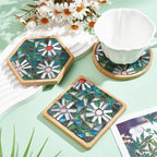 WEBEEDY 3 Styles DIY Mosaic Craft Kit Easy to Make DIY Flower Mosaic Bamboo - Image 5