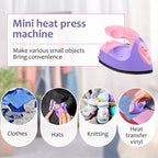 Honoson Mini Craft Iron Mini Heat Press Small Iron 3.93 x 2.36 x 2.76 Portable - Image 6