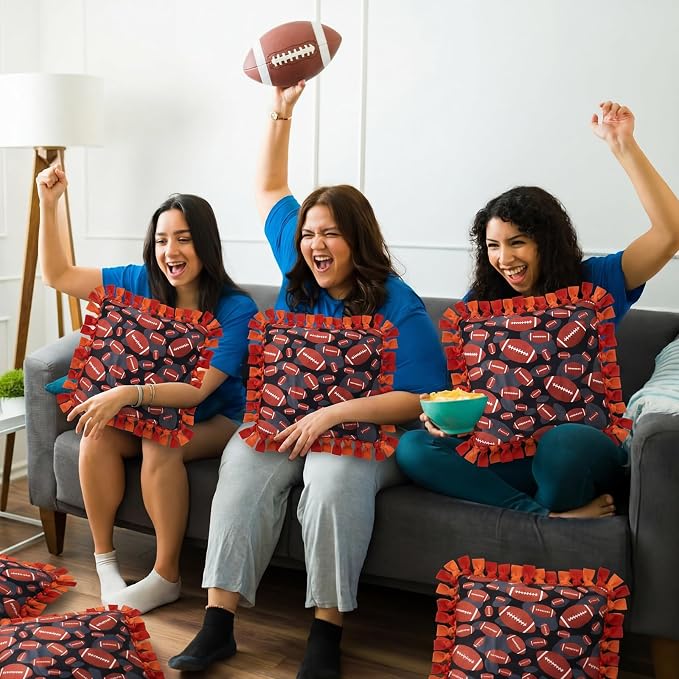 Chunful 6 Sets Football Sports Ball Tied Pillow Craft Kit DIY Football Pillow - Image 6