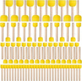 vivinin 90 Pcs Round Sponges Brush Set, Round Sponge Brushes by vivinin