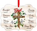 WaaHome Christian Christmas Ornaments Gifts by WaaHome