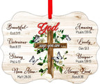 WaaHome Christian Christmas Ornaments Gifts by WaaHome