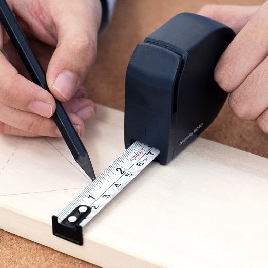 HOTO Self-Locking Tape Measure, Pocket-Size Retractable Measuring Tape - Image 4