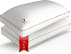 Royal Therapy 2-Pack King Memory Foam Pillow, Adjustable Shredded Odor-Free by ROYALTHERAPY