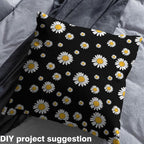 Erosebridal Flowers Upholstery Decor Daisy Soft Not Stretchy Decor Garden - Image 4
