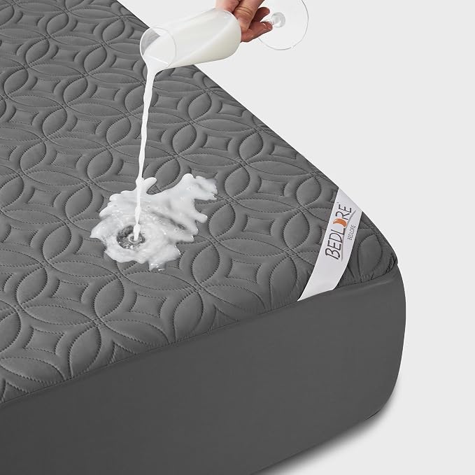BEDLORE Waterproof Mattress Protector, RV Queen Size Mattress Pad Noiseless by Bedlore