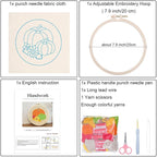 Louise Maelys Beginners Punch Needle kit, Embroidery Starter Kits - Image 2