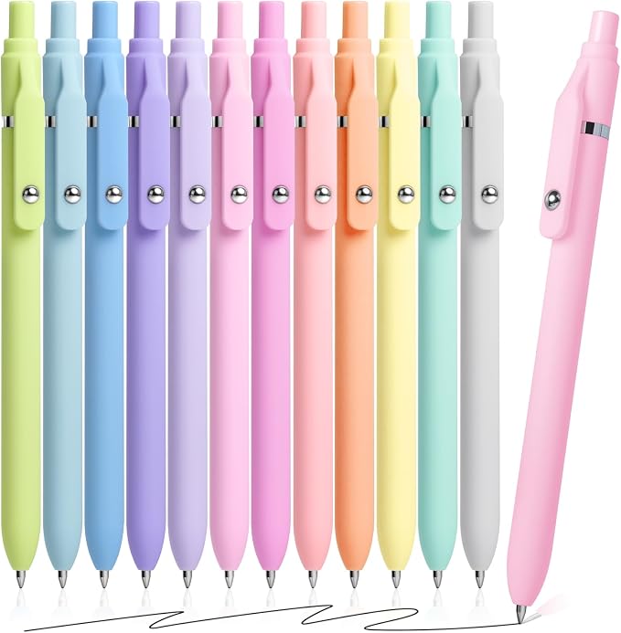 Fenmay Gel Pens, Smooth Writing, Retractable Cute Aesthetic Pens - Image 8