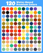 D-FantiX 120 Colors Acrylic Paint Markers - Image 3