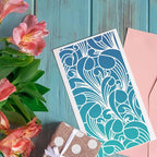 Stencils for Crafts Reusable Texture Stencils Background Stencil Leaf Floral - Image 7