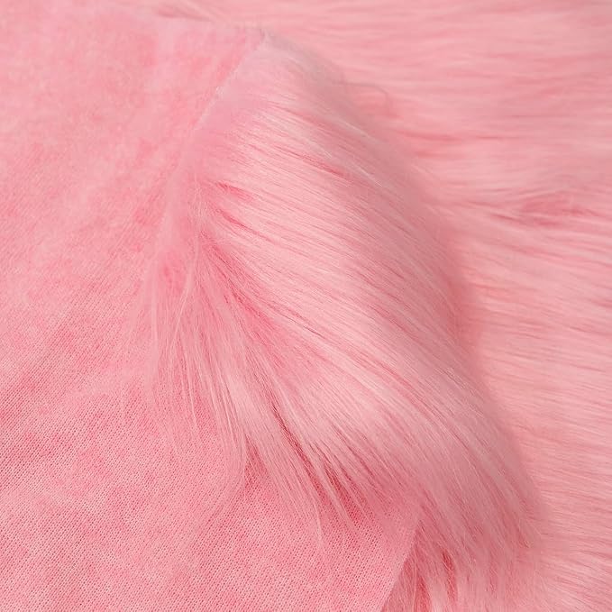 Faux Fur Fabric for Crafts Squares Furry Fabric for Sewing, Upholstery & - Image 2