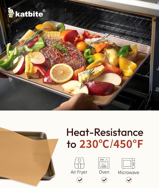 Katbite 75Pcs Unbleached Parchment Paper Sheets 12x16IN, Pre-Cut Heavy Duty - Image 5