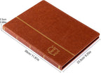 Ettonsun Leather 60-Pocket Paper Money Album Currency Holders - Image 2