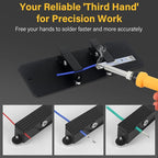Magnetic Helping Hands Clamp Metal, Adjustable Third Hand Soldering Holder Stand - Image 3