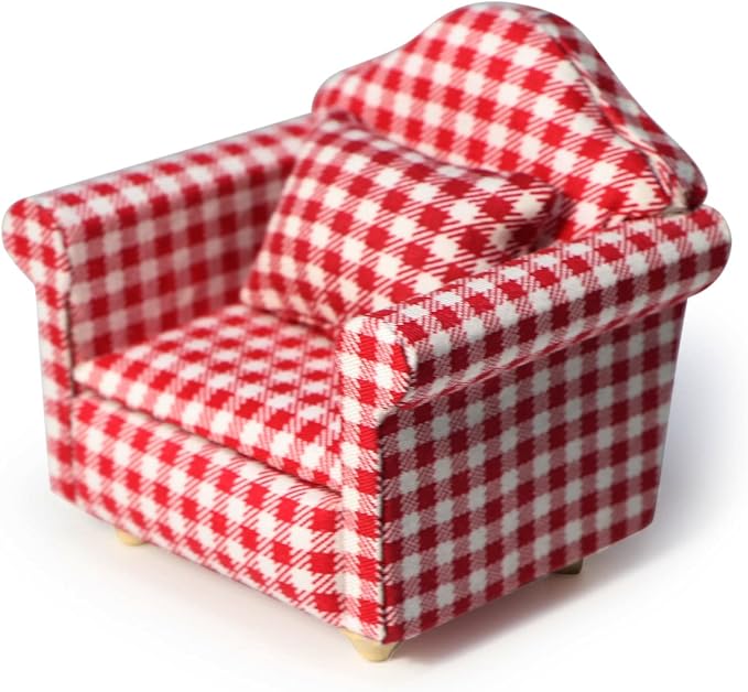 Cutemini Dollhouse Furniture 1/12 Miniature Couch by Cuteminifulfillsallyourfantasiesabouttheminihomeinyourdreams