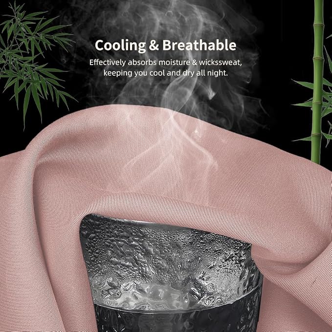 Standard Pillowcases, Cooling Viscose from Bamboo Pillow Covers - Image 4