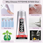 3.7oz B7000 Rhinestone Clear Glue - Image 4