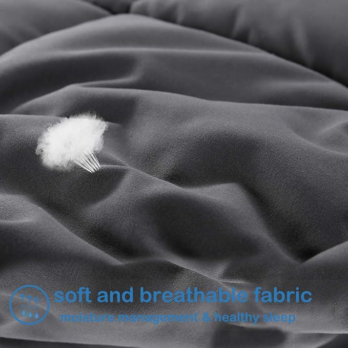 EASELAND Queen Size Down Alternative Comforter - Image 4