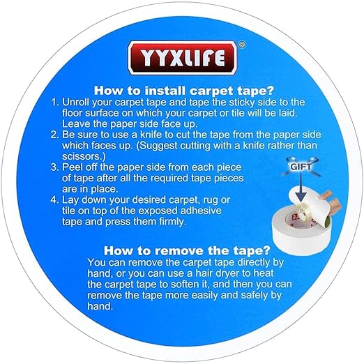 YYXLIFE Double Sided Carpet Tape, 2Inch x 20 Yards, - Image 6