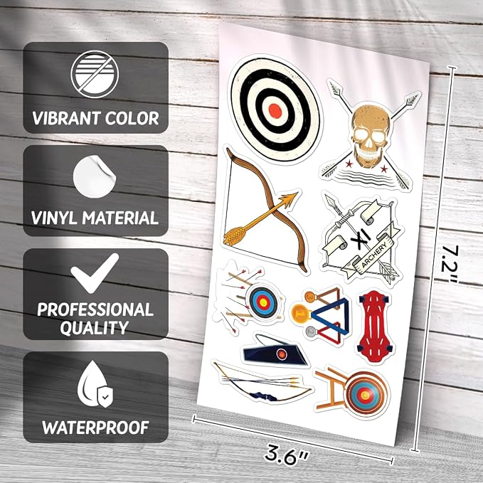 Archery Target Bow Arrow Trophy Quote Design - Image 3