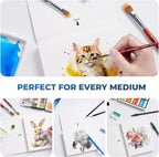Watercolor Paper Block 5x7 Inch, Fuumuui 100% Cotton Watercolor Paper Pad of 30 - Image 8