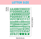 3040Pcs 20 Sheets Small Letter Number Stickers, 0.5inch Self-Adhesive Vinyl - Image 5