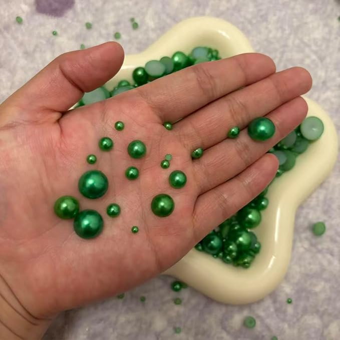 1500 PCS Flatback Half Pearls, Flatback Pearl - Image 4