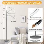 marctronic Grey LED Floor Lamp, 18W 1800LM Bright Floor Lamps - Image 5
