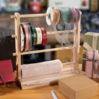 PUNLUXU Ribbon Storage Rack Spool Holder Organizer Sewing Craft Wreath Mesh - Image 4