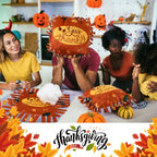 Chunful 6 Sets Thanksgiving Fall Tied Pillow Craft Kit DIY Give Thanks Pillow - Image 3