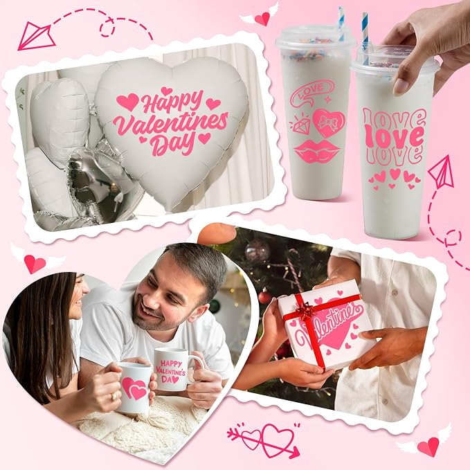 WRAPXPERT Pink Permanent Vinyl, Craft Cutters DIY Projects - Image 5
