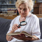 SeeZoom Magnifying Glass with Light, 3X Large Lens + 12X High Power Lens - Image 4