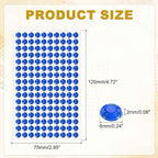 HARFINGTON 5 Sheet/800pcs Rhinestone Adhesive Stickers Self Adhesive Acrylic - Image 2