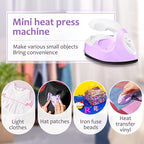 Honoson Mini Craft Iron Mini Heat Press Small Iron 3.93 x 2.36 x 2.76 in - Image 6