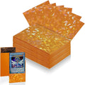 100 Count Orange Card Sleeves for Trading Cards, Perfect Fit Shiny MTG Card by Unknown