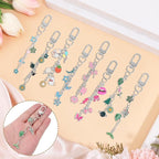 Chuyau 20pcs Silver Keychain Making Kit Swivel Snap Hook Lobster Claw Clasps - Image 3