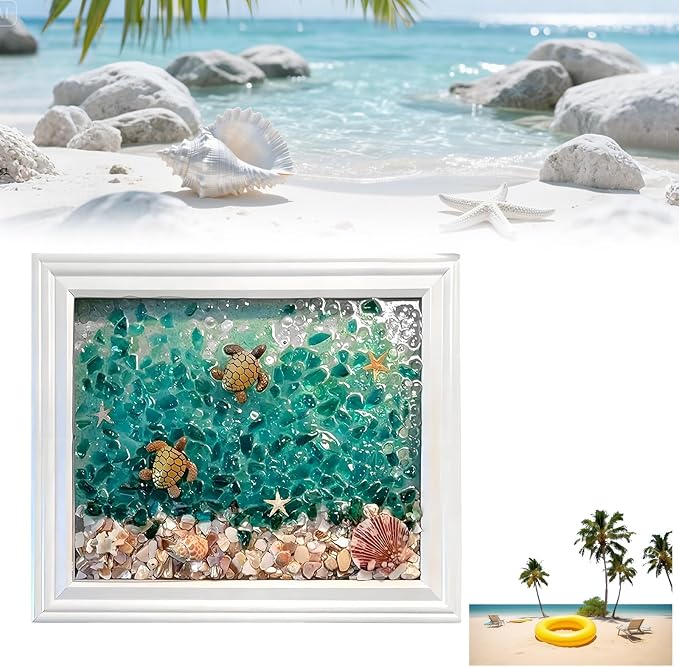 Mosaic Kit for Adults Ocean Inspired Sea Art by PWMENLK