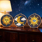 INFUNLY 3 Set Sun Moon Punch Needle Kits - Image 6