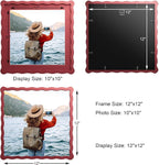 12x12 Wavy Picture Frame With Mat - Image 3