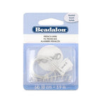Beadalon French Wire Silver Assortment: 0.60 mm / .024 in, 0.7 mm / .028 in by Beadalon