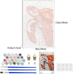 Lxmsja Sea Turtle Paint by Numbers Kit - Image 4