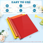 HTVRONT Permanent Vinyl Bundle -12 Pack 12 Inch by 5 Feet Permanent Adhesive - Image 3